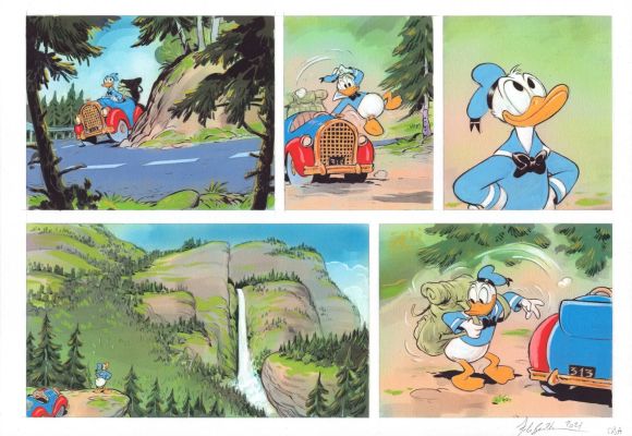 Federico Bertolucci | Les Vacances de Donald – p. 08/A | Krazy Art Gallery