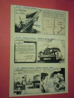 Vincenzo Chiomenti - original page "La regina dell’aria" - Page volante - EO - (1952) | Catawiki