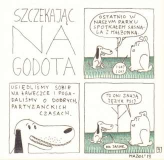 Michaå‚ Rzecznik, Mazol | SzczekajÄ…c na Godota, numer 9 (Wilhelm Sasnal) | ArtKomiks Aukcje