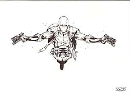 Batman Red Hood - Original Artwork by Rafa Sandoval & Jordi Tarragona - Dimensions: Taille approximative A3 (27 x 39 cm) 