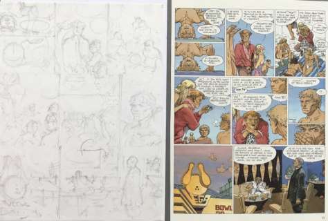 Hermann - Planche originale crayonné - Jeremiah T.13 - Strike - (1988) | Catawiki