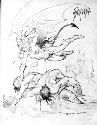 Esteban Maroto | Maroto - Satanika Beat Down! | ComicArtFans Classifieds