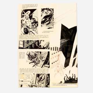 Gil Kane, Blackmark Paperback Story Page 69 Original Art (Bantam, 1971) | Landry Pop Auctions