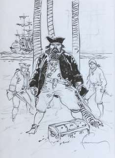 Hermann - Projet de couverture - Le Diable des 7 Mers : Première Partie  (2017) | Catawiki