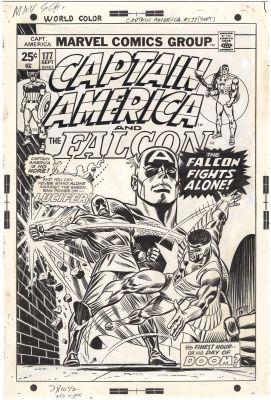 John Romita Sr. - Captain America #177 Cover