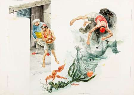 Lot 451 - Ferri (Rino Ferrari) - "Abdallah di terra e Abdallah di mare (Abdallah of land and Abdallah of