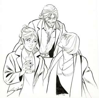 Sidney - Couverture originale Ã  l’encre de Chine - Julie, Claire, Cécile T.18 - (2003) | Catawiki