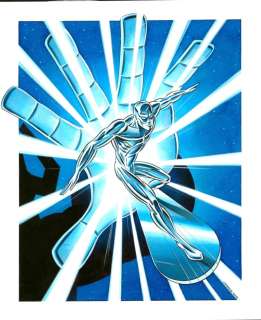Silver Surfer et Galactus Illustration | La French Collection