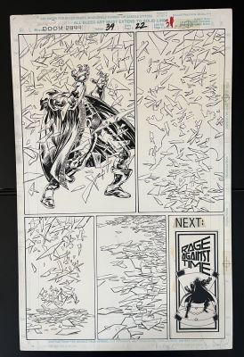 John Buscema, Scott Koblish | John Buscema & Scott Koblish - Doom 2099 #39 Pg 22 | ComicArtFans Classifieds