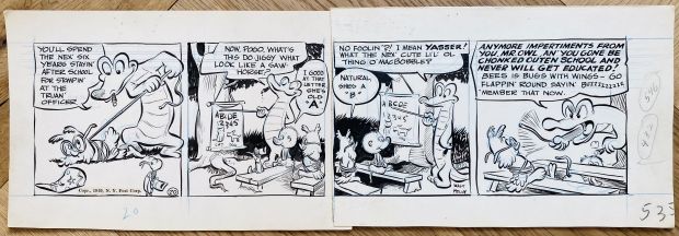 Walt Kelly | Walt Kelly - Pogo - Tryout Daily No. 20 - New York Star - 1948 | ComicArtFans Classifieds