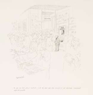 Jean-Jacques Sempé... | Jean-Jacques SEMPÉ (1932-2022) Le cocktail Encre de... | misc / divers