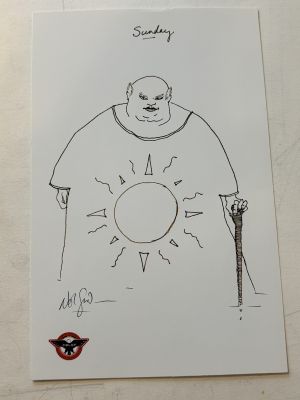 Neil Gaiman | Neil Gaiman Art And Book Bundle | ComicArtFans Classifieds