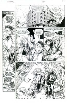 Travis Charest, Trevor Scott | Travis Charest Wild Cats Special - Grifter And Voodoo | ComicArtFans Classifieds