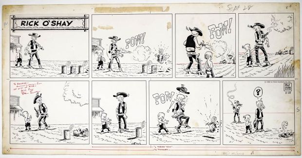 Stan Lynde Rick O’Shay 9/28/58 | misc / divers