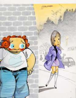 Hislaire | Bidouille et Violette, illustration Ã  l’encre de … | Banque Dessinée