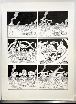 Paul Kirchner | Hieronymus & Bosch, "Spinning" | ComicArtFans Classifieds