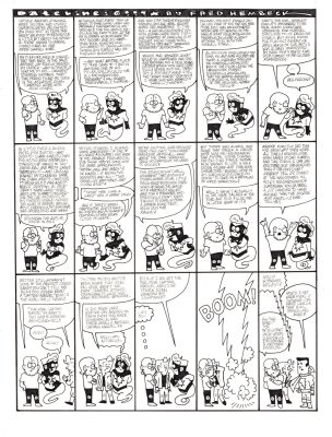 Fred Hembeck | Dateline Strip with Captain Marvel From 1998 By Fred Hembeck | ComicArtFans Classifieds