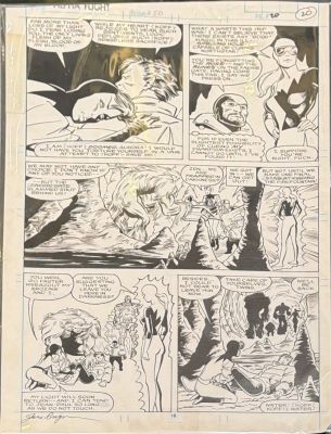 June Brigman, Whilce Portacio | Alpha Flight #50 Page 20 Original Art By June Brigman & Whilce Portacio - Northstar, Aurora, Puck & Alpha Flight - This Mortal Coil | ComicArtFans Classifieds