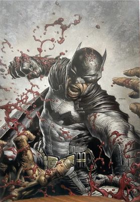David Finch | Batman Gargoyle of Gotham Original Cover Art Painting By David Finch | ComicArtFans Classifieds
