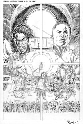 Fernando Pasarín | Green Lantern Corps #9 Cover | The Green Room