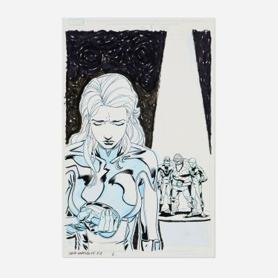 Lot 267 - Kano and Alvaro Lopez, Marvel Adventures: Fantastic Four #18 Story Page 1 Original Art | Landry Pop Auctions