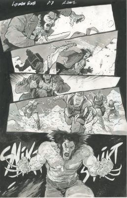 Logan: Black, White & Blood (2026) #1 - WOLVERINE pg 7 SNIKT | Raremarq (Buy It Now)