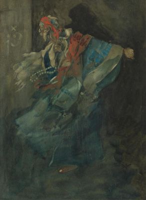 Lot 26 - René Bull, (1870-1942), Elderly Arab man. Circa 1915. | Swann Galleries