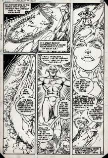 Carmine  Infantino Dennis Jensen - Flash #324 p 10 (flash vs reverse flash... & his death story) 1983