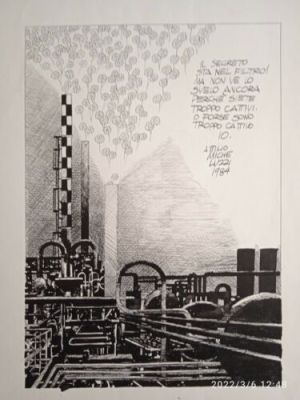 INCREDIBILE TAVOLA ORIGINALE di ATTILIO MICHELUZZI | eBay Europe