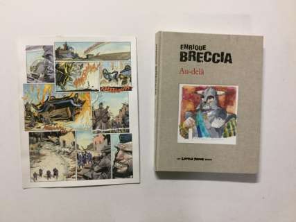 Les Sentinelles T2  - Planche originale (p.26) + monographie ’Au-delÃ ’ avec dessin original sur le 1er plat  - EO - (2011/2017) | Catawiki