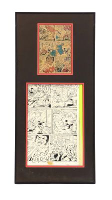 Lot 300 - Marvel Comics Captain America #335 Story Page Original Art | misc / divers