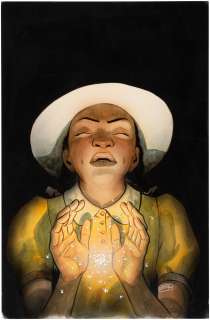 "HARROW COUNTY" #22 COVER ORIGINAL ART BY TYLER CROOK.