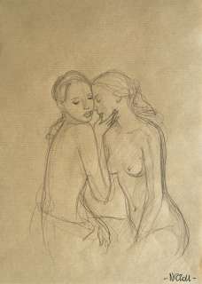 Marco Nizzoli - original sketch - Page volante - Crayon | Catawiki