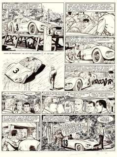 Lot 154 - Graton. Planche originale Michel Vaillant 5