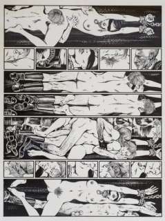 Crepax | Histoire d’O Encre de Chine pour la planche de la page 51 de la | Millon