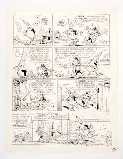 MONZON Ramon Testar... - Lot 416 - MONZON Ramon Testar le robot Planche 82 d’une aventure...