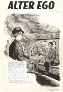 255: Ingels Alter Ego 10p SI 4 1956 original comic art | Russ Cochran