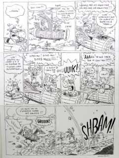 Cromheecke, Luc - Originele pagina - Het Godvrrgeten Eiland / L’île carrément perdue | Catawiki