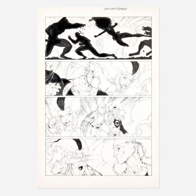 Lot 326 - Brett Booth and Richard Friend, Thundercats: Dogs of War #5 Story Page 7 (DC Comics, 2003) | Landry Pop Auctions