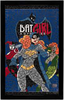 BATMAN ADVENTURES #12 FRAMED "SHATTERED" MOSAIC COMIC BOOK COVER RECREATION ORIGINAL ART BY MATTHEW DiMASI. | Hake’s