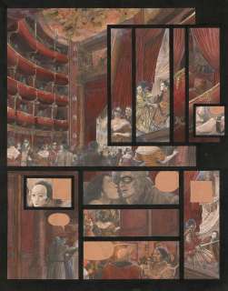 Alberto VARANDA (né en... - Lot 281 - Technique mixte sur papier pour la planche 14. 56,5x45,3...