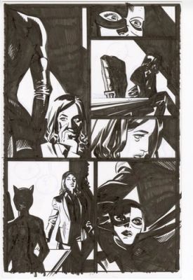 Batman: The Long Halloween Last Halloween page 20 Original Art Chris Samnee