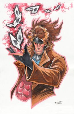 Rb White | Gambit Illustration 11x17 | Raremarq (Buy It Now)