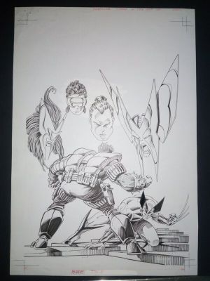 Ciro Tota | Couverture originale TITANS 154 / ciro tota | 2DGalleries