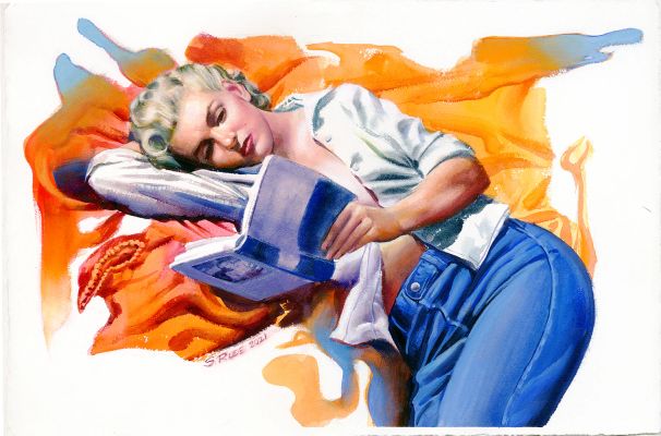Steve Rude | Marilyn Monroe the Reader | Steve Rude