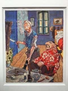 Paul Gauguin et Vincent van Gogh -  Composition en couleurs directes - Type couverture album | Catawiki