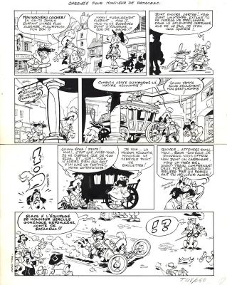 Mazel | Mazel : Fleurdelys, gag "Carrosse pour Monsieur De Patacrac" | 2DGalleries