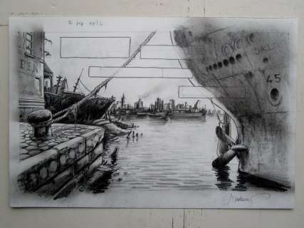 Bosschaert, Jan - Originele tekening in potlood - Jaguar | Catawiki