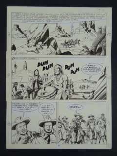 Tex n. 161 - tavola origin. "Il Fiore della Morte" - Page volante - (1974) | Catawiki