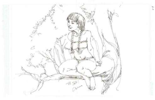 Alphona, Adrian - Jungle girl sketch
